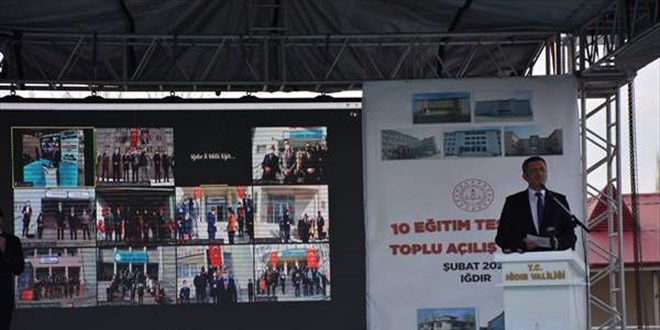 Bakan Selçuk, Iğdır'daki 10 eğitim tesisinin toplu açılışını yaptı
