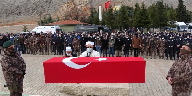 Kazada hayatını kaybeden komiser yardımcısı son yolculuğuna uğurlandı