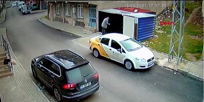 Film gibi polis, şüpheli kovalamacası kamerada