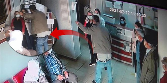 Pantolonunu indirip,sağlık çalışanlarına küfretti!