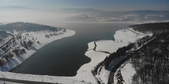 Bolu'da kar ya barajlardaki su seviyesini ykseltti