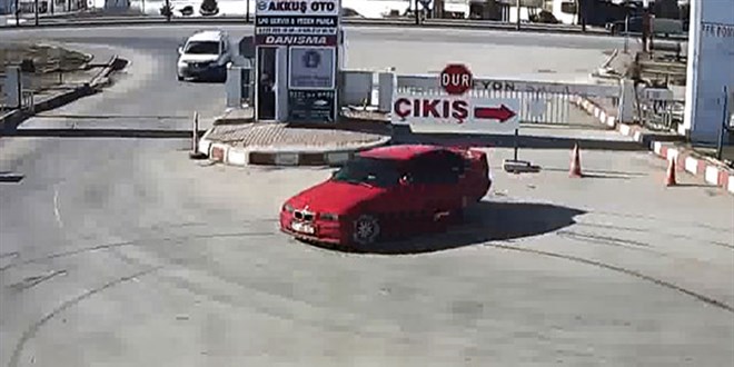 Kısıtlamayı ihlal edip, drift yapan sürücüye 7 bin lira ceza