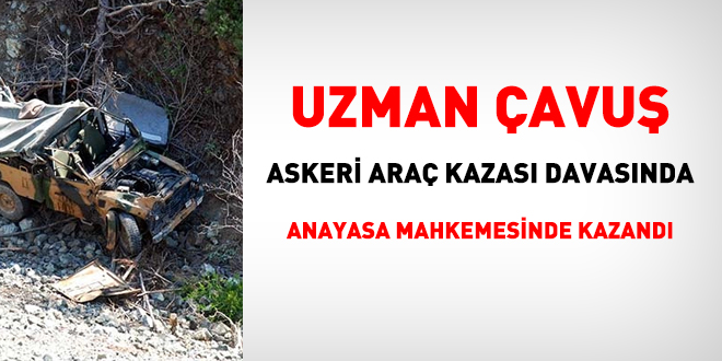 Uzman çavuş hak arama mücadelesini Anayasa Mahkemesinde kazandı