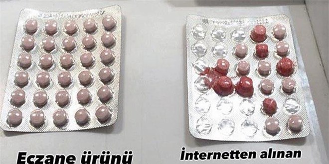 'O ürünler market ve internette satılamaz'