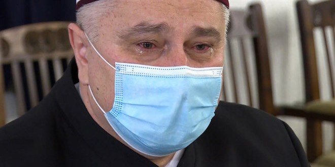 Çavuşoğlu'nun Zagreb ziyaretinde müftü gözyaşlarını tutamadı