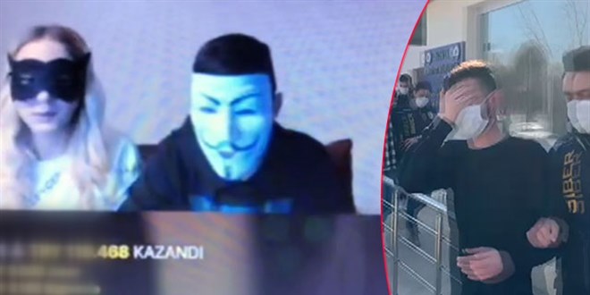 'Beni almaya teçhizatları yetmez' dediği polise canlı yayında yakalandı