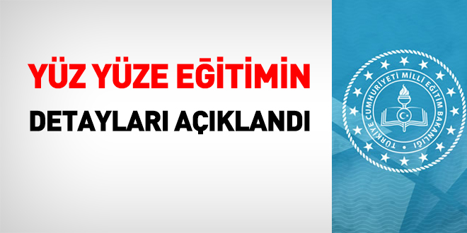 MEB, yz yze eitime dair detaylar aklad