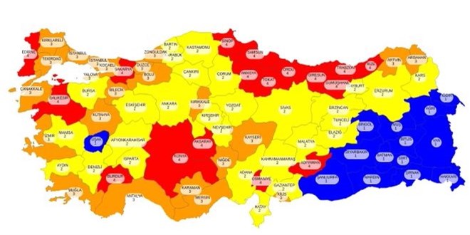 Yksek ve ok yksek riskli illere Cumartesi serbestlii