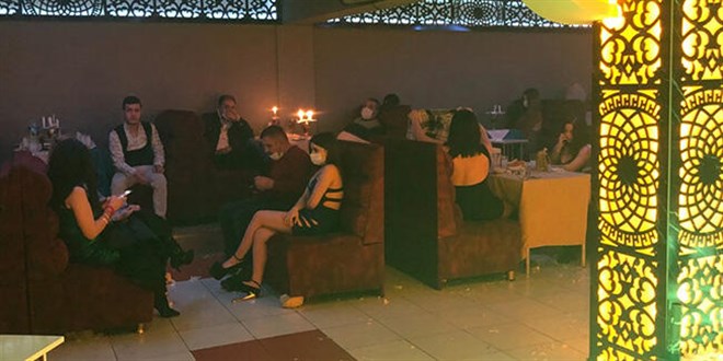 'Çok yüksek riskli' Konya'da, eğlence mekanındaki 60 kişiye ceza