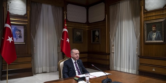 Cumhurbaşkanı Erdoğan, Fransa Cumhurbaşkanı ile görüştü