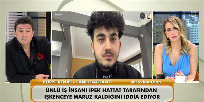 Evde alıkonduğu iddia edilen kurye konuştu