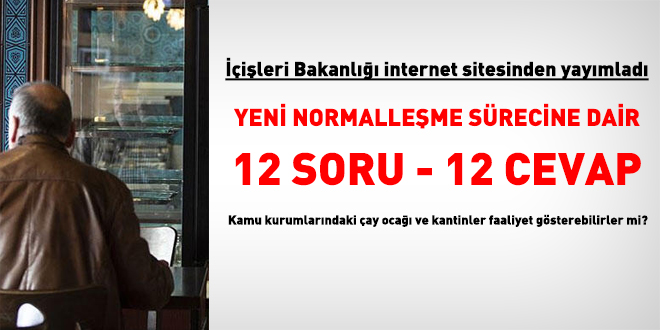 Kontrollü normalleşme süreci ile ilgili sıkça sorulan sorular ve cevapları