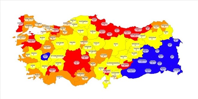 Doğu ve Güneydoğu illeri Kovid-19 risk haritasında 'mavi' kalmak istiyor