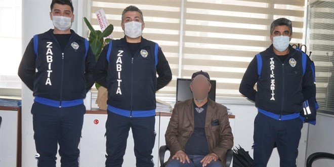 Dilencinin üzerinden 14 bin lira çıktı