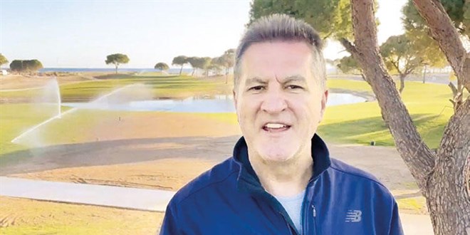 Golf sahasında tarımı anlatınca... Sarıgül'den açıklama geldi