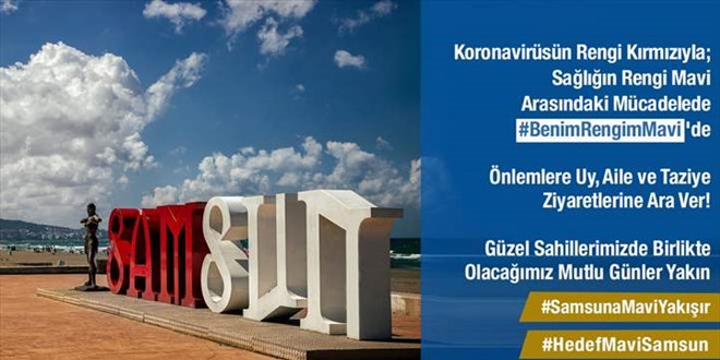 Çok yüksek riskli ilde 'Benim rengim mavide' kampanyası