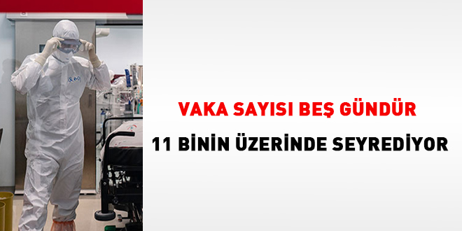 Vaka sayısı beş gündür 11 binin üzerinde seyrediyor