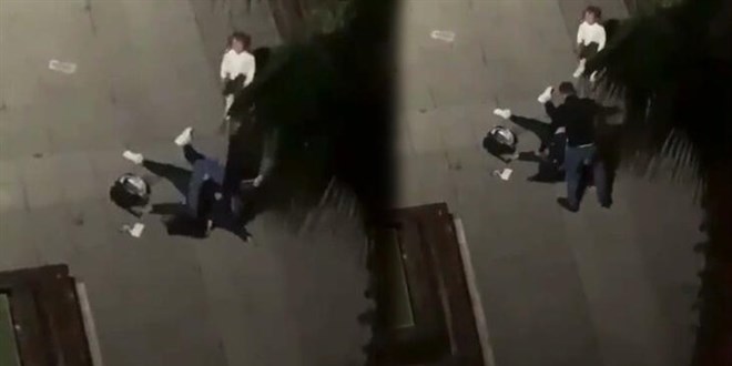Sokak ortasında darp edilen kadın ve çocuğu koruma altında
