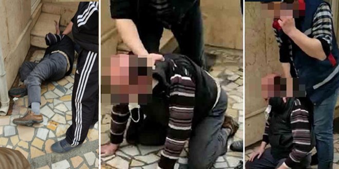 Kız çocuğunu taciz eden şüpheliyi çevredekiler darbetti