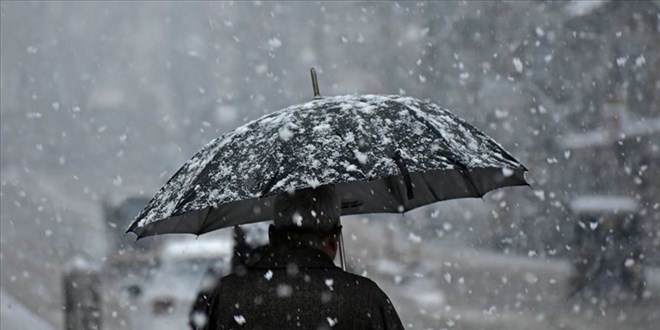 Meteoroloji'den 3 ilimiz iin kuvvetli kar uyars