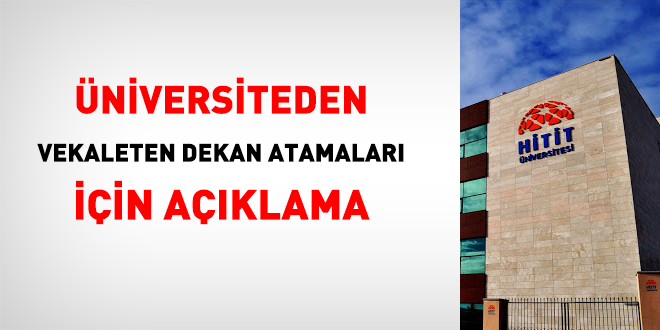 Rektörlük: Vekaleten atanan rektör yardımcılarına ödeme yapılmıyor