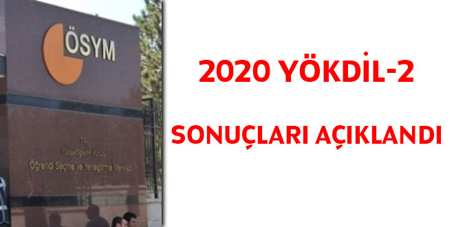 2020 YKDL/2 sonular akland