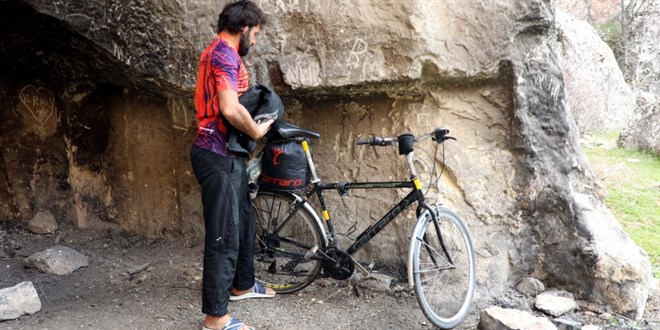 4 yılda 79 bin kilometre pedal çevirdi