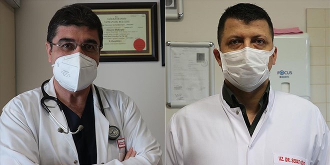 Kovid-19 hastalar�na �ifa da��t�rken kendileri hasta oldular