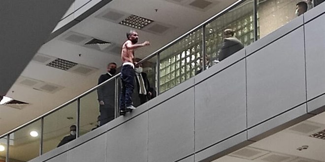 Çağlayan Adliyesi'nde intihar girişimi