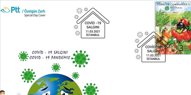 PTT AŞ'den Kovid-19 salgını konulu özel gün zarfı