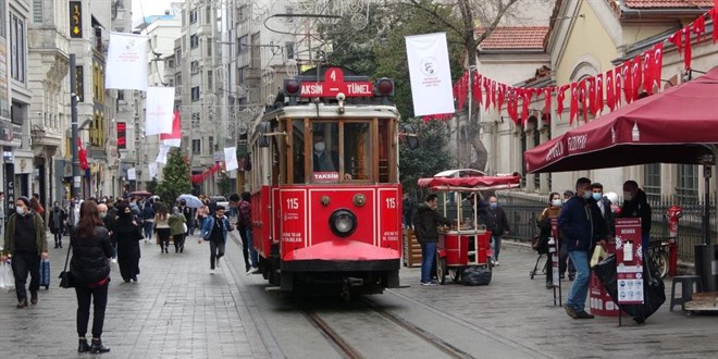 İstiklal Caddesi yine kalabalık! Girişler kapatıldı