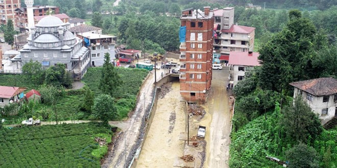 Rize'de 'risk azaltma' planıyla sel afetlerinde can ve mal kayıplarının nedeni belirlendi