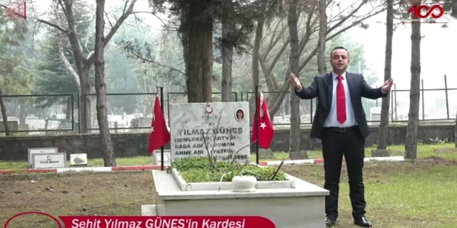 Şehit yakını eğitimcilerden İstiklal Marşı videosu