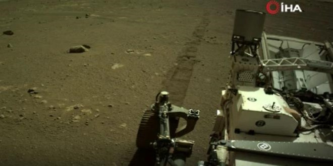 NASA, Mars kaşifinin yüzeydeki ilerleyişinin ilk sesini yayınladı