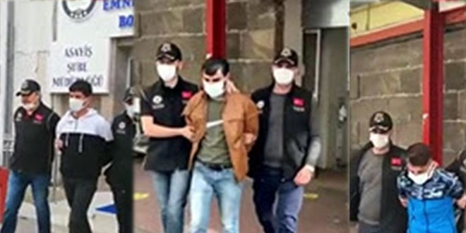 Terör örgütünü öven 5 şüpheliye gözaltı