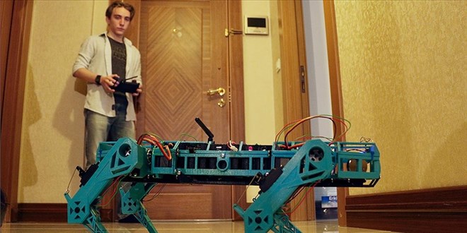 Lise öğrencisi 'robot köpek' geliştirdi