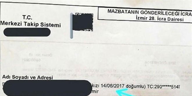 Ölen babanın su borcu, 3,5 yaşındaki kızından istendi