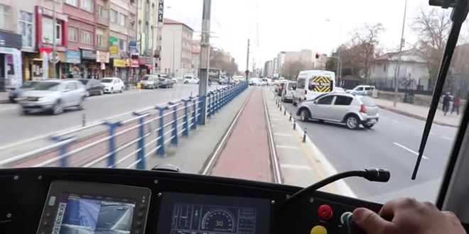 Kayseri'de Kovid'e karşı toplu taşıma araçlarında 'sessizlik' uygulaması başlatıldı