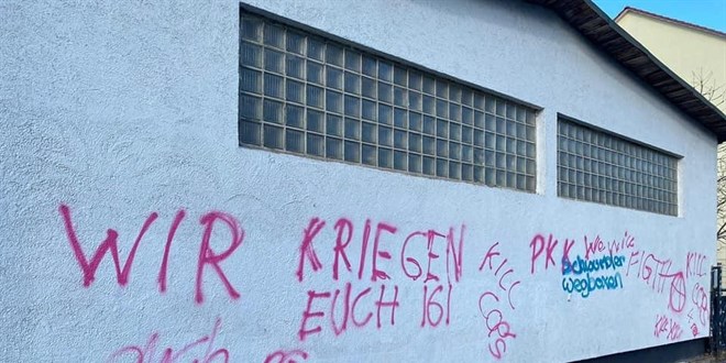 Almanya'da PKK'dan camiye çirkin saldırı