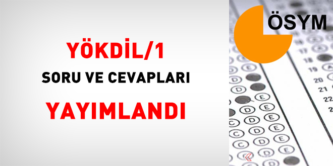 YKDL/1 soru ve cevaplar yaymland