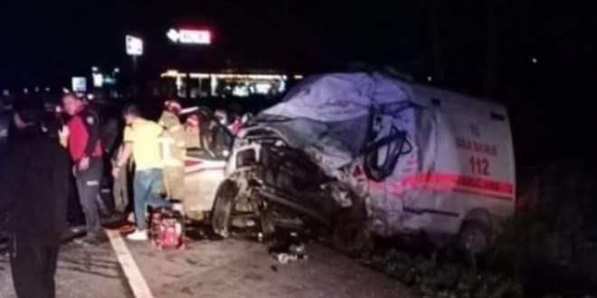 Kazada hayatını kaybeden ambulans şoförü toprağa verildi