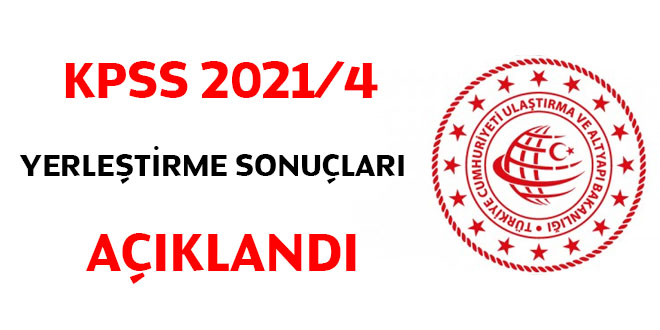 KPSS 2021/4 yerleştirme sonuçları açıklandı