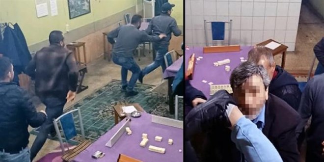 Kumar baskınında pencereden kaçmaya çalıştılar, polisle karşılaştılar