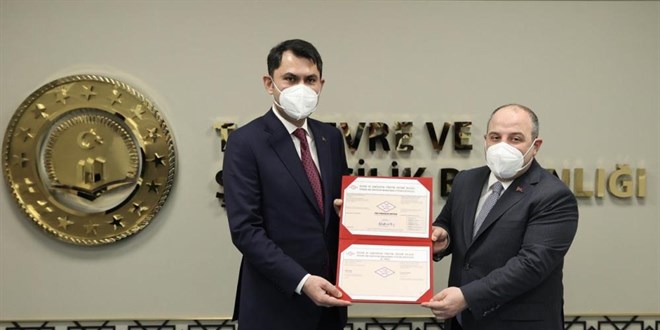Çevre ve Şehircilik Bakanlığı bu belgeyi alan ilk kamu kurumu oldu