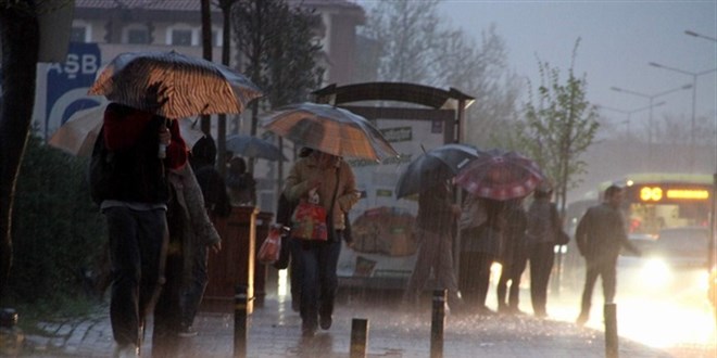Meteorolojiden kuvvetli yağış uyarısı - Haritalı