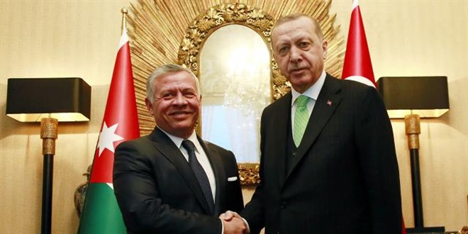 Erdoğan, Ürdün Kralı 2. Abdullah ile telefonla görüştü
