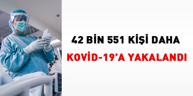 Vaka sayıları açıklandı: 42 bin 551 kişinin testi pozitif çıktı