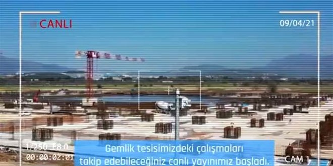 TOGG Gemlik Tesisi'nden 7/24 canlı yayın başladı