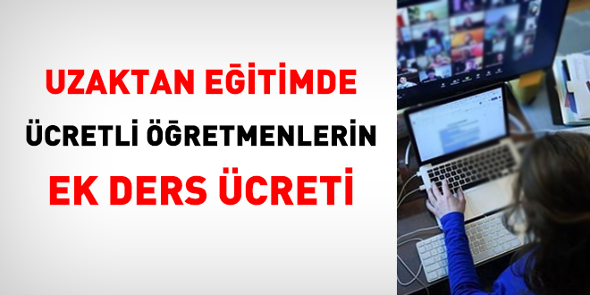 Uzaktan eğitimde ücretli öğretmenlerin ek ders ücretine dair önemli görüş yazısı