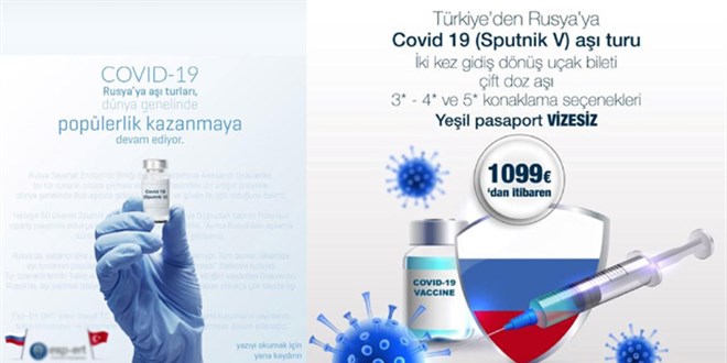 Kovid 19 aşı turu: Fiyatları 3 bin TL'den başlıyor